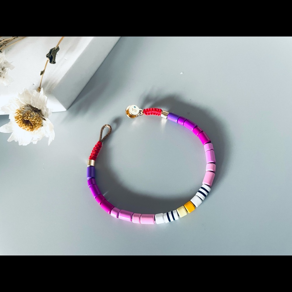 ROXANNE ASSOULIN Color Therapy U-Tube Bracelet Purple Size Of Medium - Picture 2 of 6